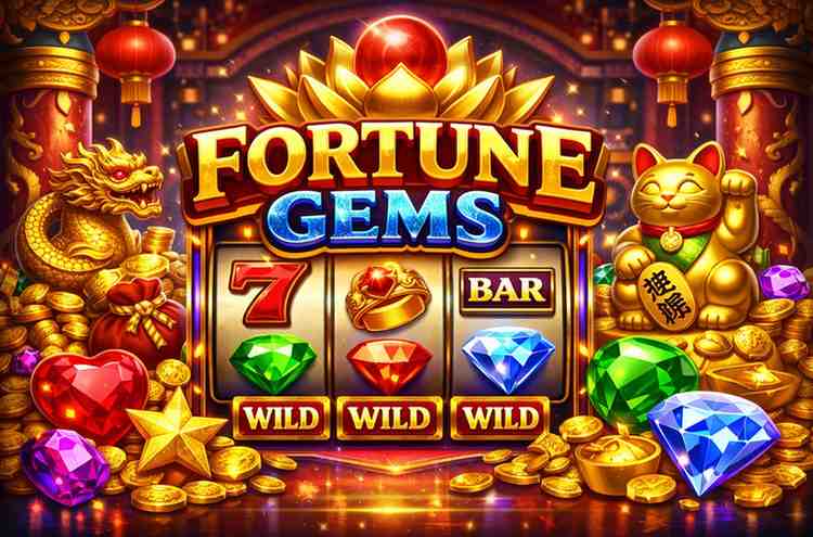 Tela do jogo Fortune Gems na S58 plataforma