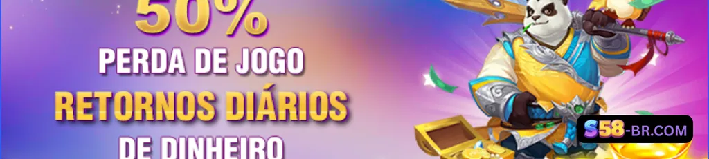 Banner de promoções S58 com bônus e rodadas grátis