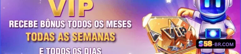 Banner de promoções S58 com bônus e rodadas grátis